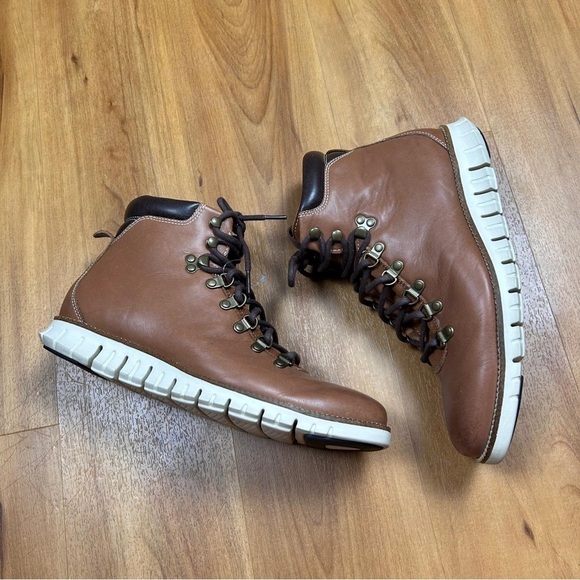 Cole Haan Men’s‎ Brown and White Hiking Boots Fall,Waterproof Size 9M main image 12